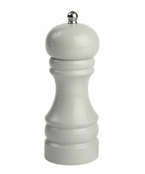 T&G - 150mm Capstan Pepper Mill In Hevea With Grey Gloss