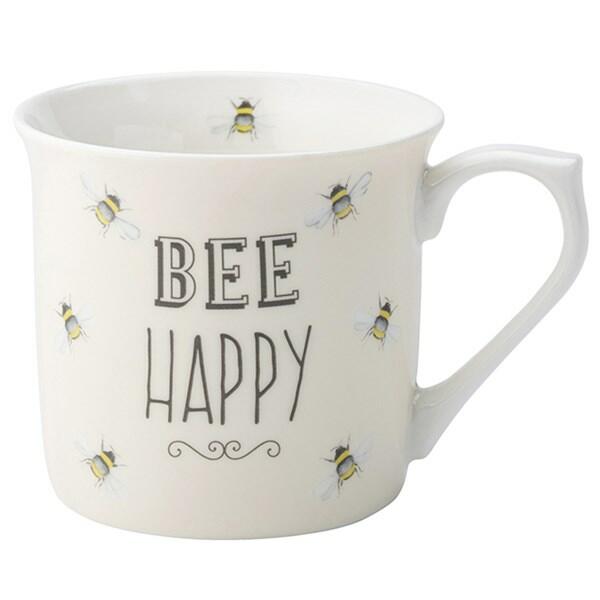 Bee Happy -  Mug - Bee Happy - Cream