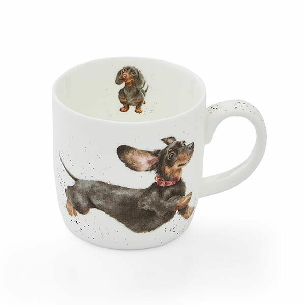 Royal Worcester Wrendale Designs - Mug - That Friday Feeling - Dachshund