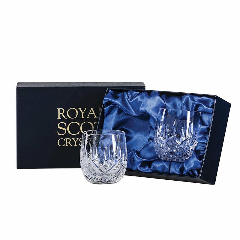 Royal Scot - London - Presentation Box 2 Gin & Tonic Barrel Shaped Tumblers