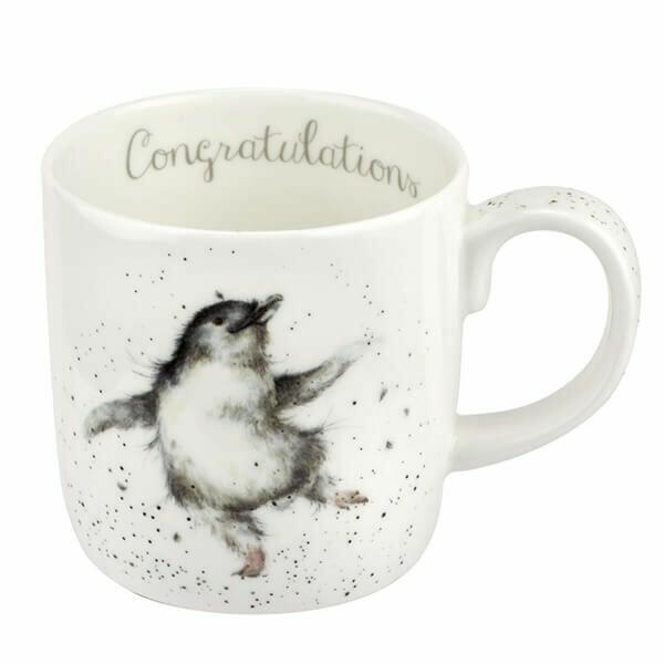 Royal Worcester Wrendale Designs - Large Mug - Congratulations Penguin 0.4L