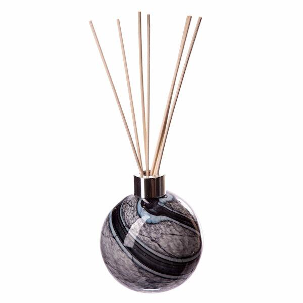 Amelia Reed Diffuser Glass Sphere in Arctic Storm (with Reeds)