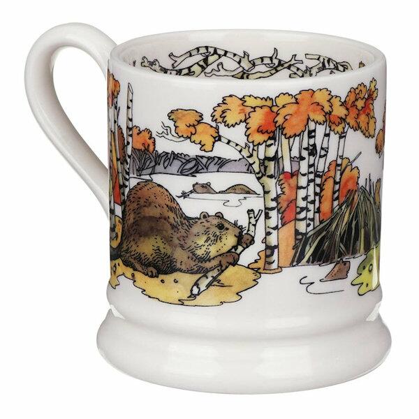 Emma Bridgewater In The Woods Beavers Half Pint Mug