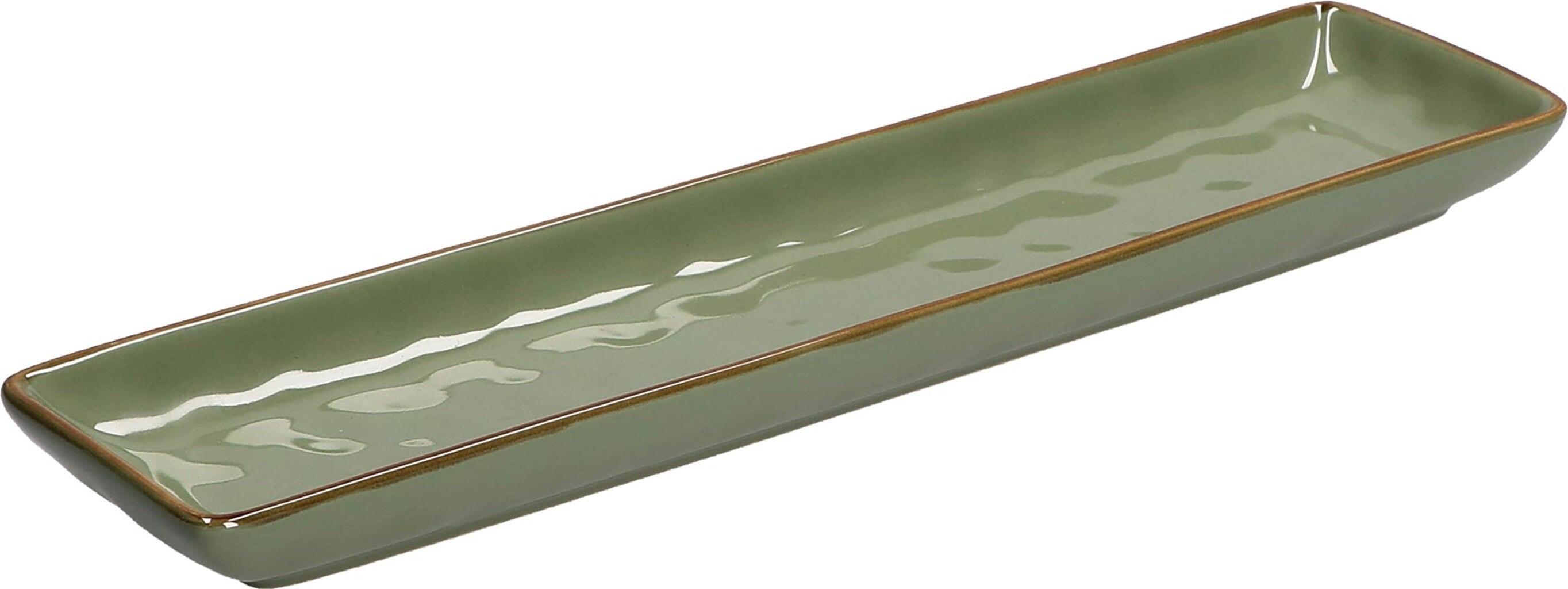 Rose & Tulipani Concerto Verde Oliva Tray 32cm x 8cm