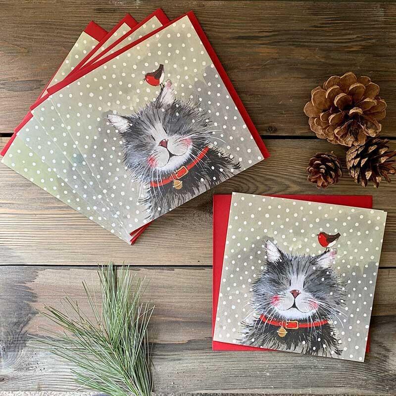 Alex Clark Klaus Xmas Pack of 5 Cards