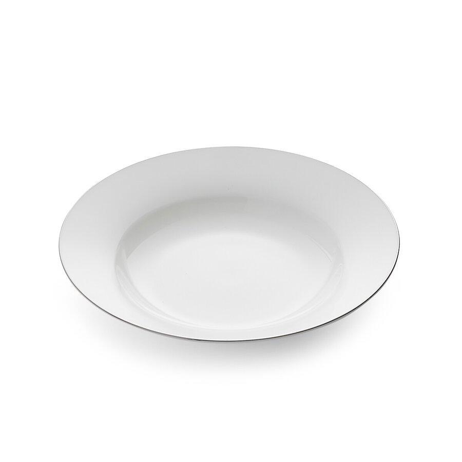 Royal Worcester Serendipity Platinum Soup Plate 23.5cm Set of 4