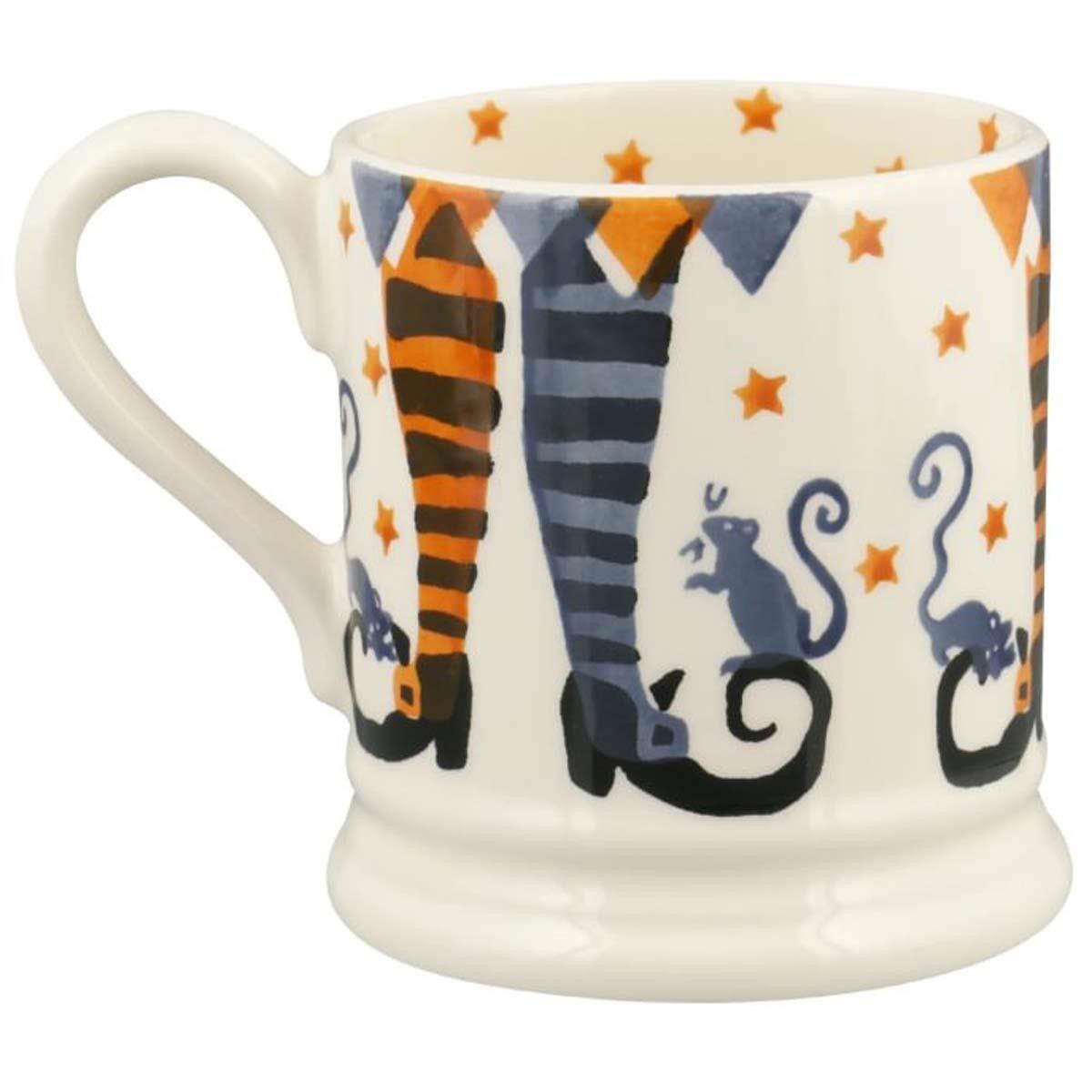 Emma Bridgewater Halloween Witches Feet Half Pint Mug