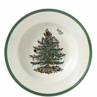 Spode Christmas Tree - Soup Plate 9 inch 23cm