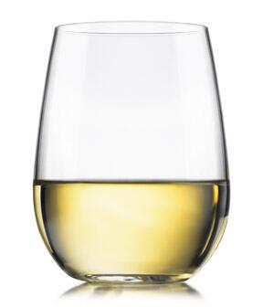 Libbey Stemless White Wine Glass