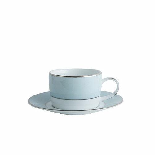 Fairmont & Main Cheltenham Teacup & Saucer - Blue & White