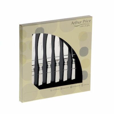Arthur Price Classic Bead Set of 6 Steak Knives