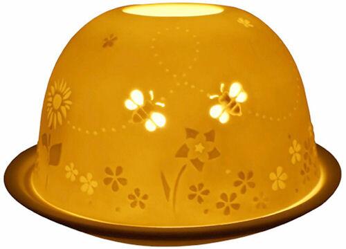 Light Glow Busy Bees Tealight Candle Holder