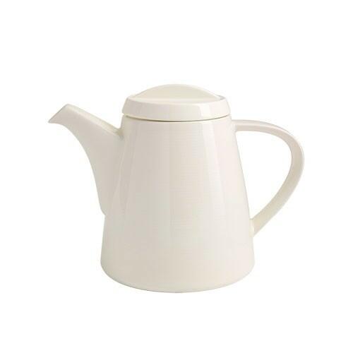 Fairmont & Main White Linen Tea Pot