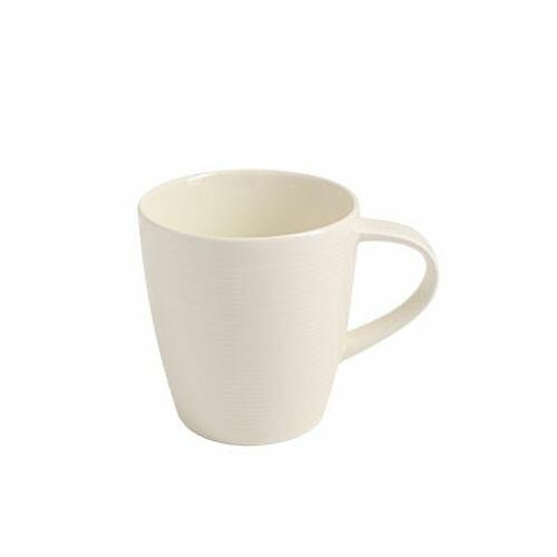 Fairmont & Main White Linen Coffee Mug