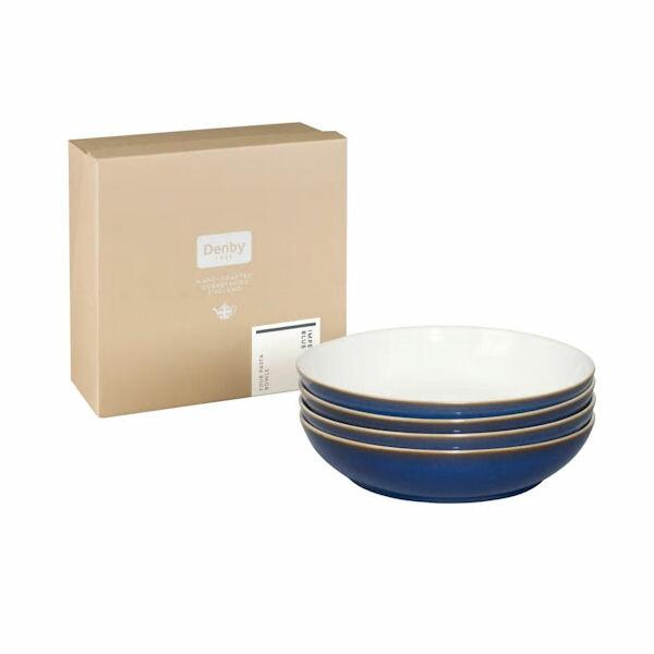 Denby Imperial Blue Pasta Bowl - Set of 4