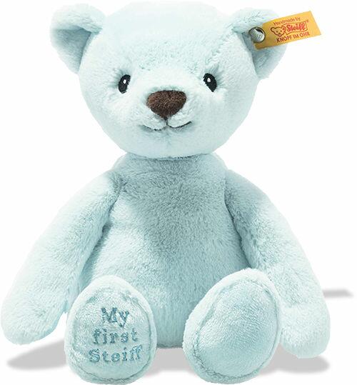 Steiff My First Soft Cuddly Friend Teddy Bear In Pale Blue 26cm