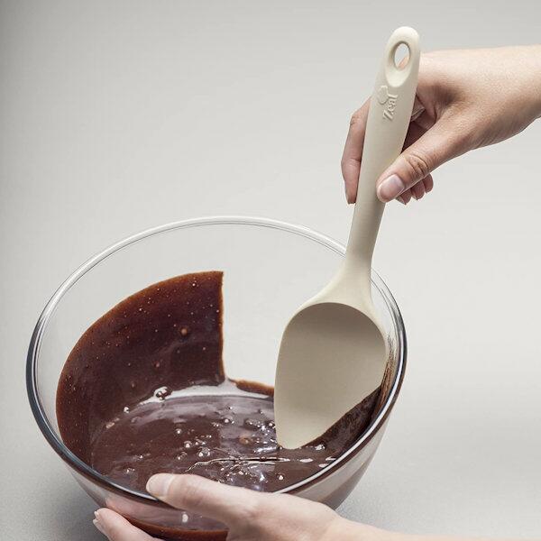 Zeal Silicone Non-Scratch Spatula Spoon Cream 26cm or 10in