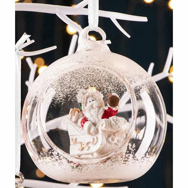 Galway Living Santas Sleigh Hanging Bauble Ornament