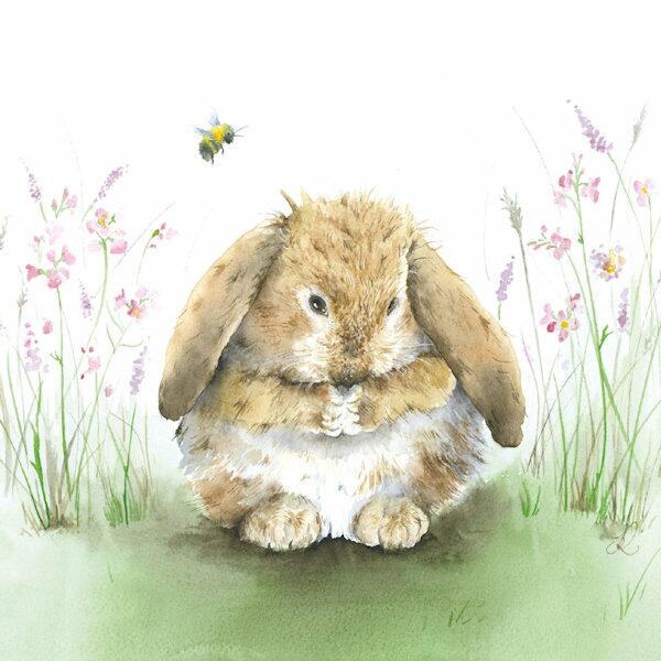 Love Country Honey Bunny Plantable Card