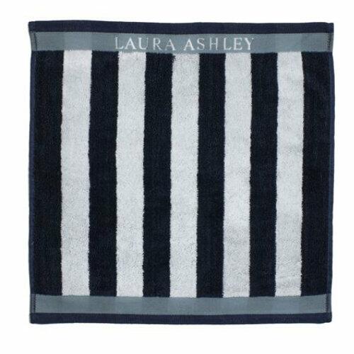 Laura Ashley Heritage Collectables Kitchen Towel Terry Midnight Stripe Vertical