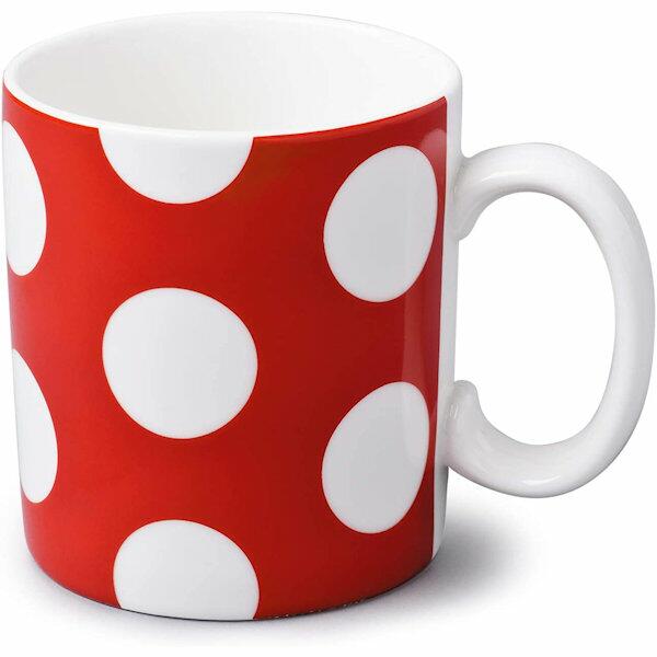 W M Bartleet & Sons Mug 1 Pint or 568ml Spotty Red