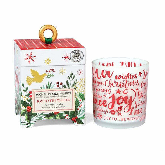 Michel Design Works Joy to the World 6.5oz Soy Wax Candle