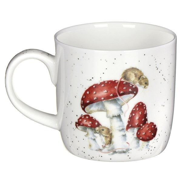 Royal Worcester Wrendale Designs - Mug - He's a Fungi - Mouse & Toadstool