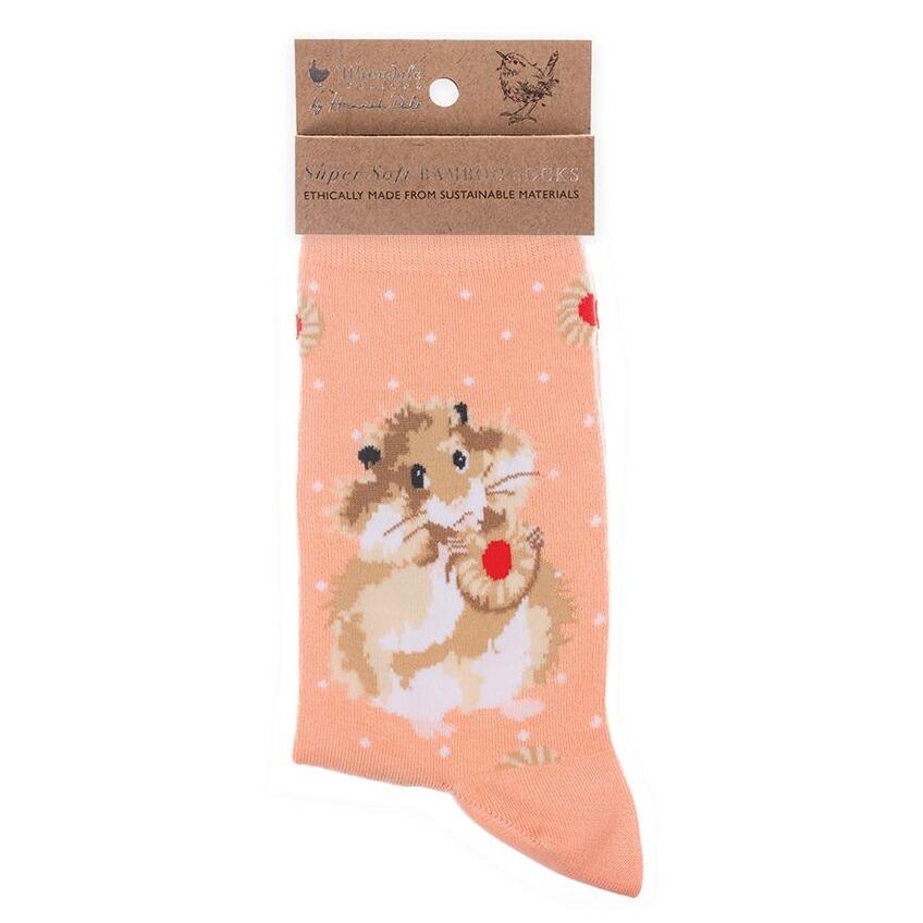 Wrendale Designs - Ladies Socks - Hamster - Diet Starts Tomorrow