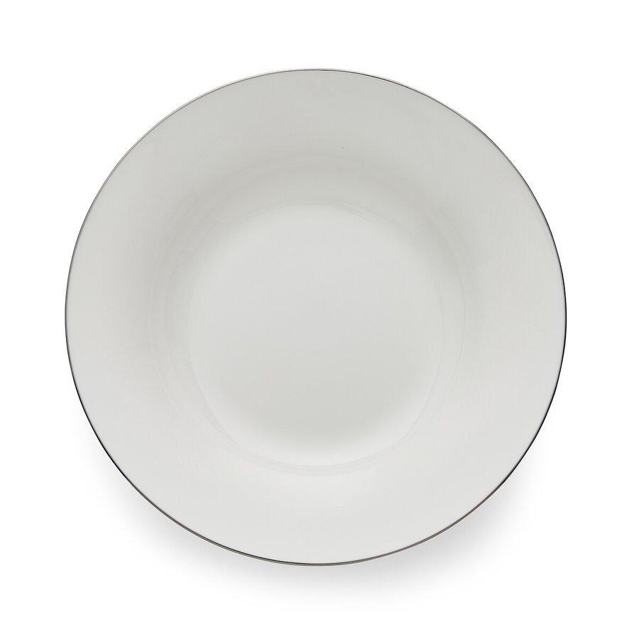 Royal Worcester Serendipity Platinum Soup Plate 23.5cm Set of 4