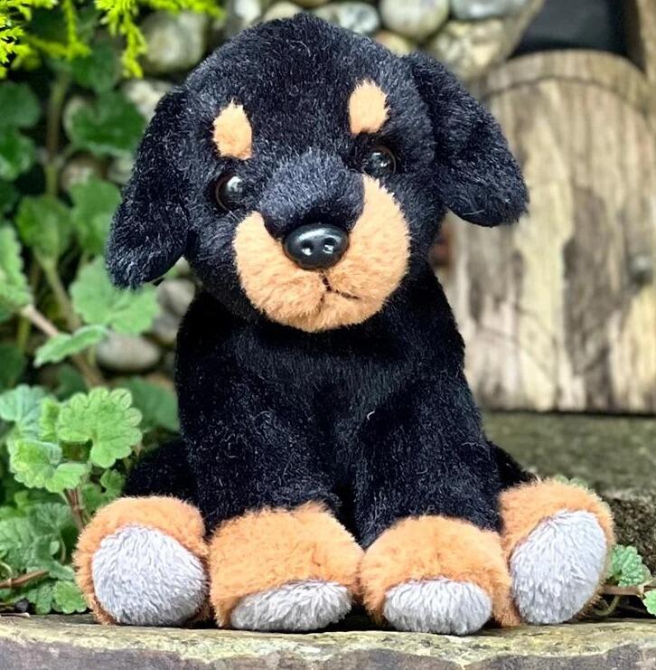 Charlie Bears Cuddle Cub Rottie Dog 13cm