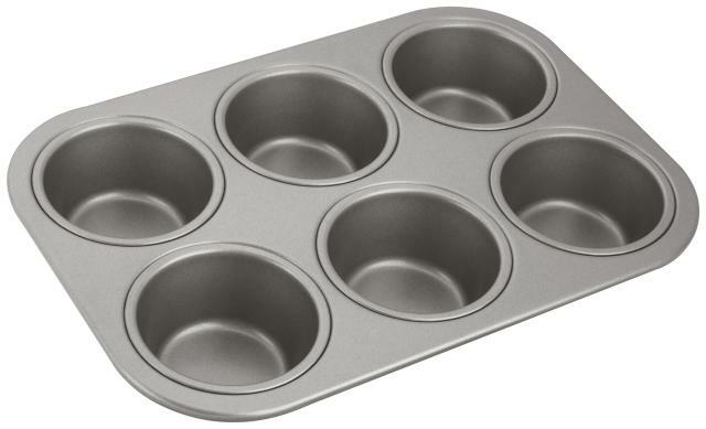 Judge Bakeware - Cupcake/Muffin Tin 6 cup 27x18.5x3.5cm