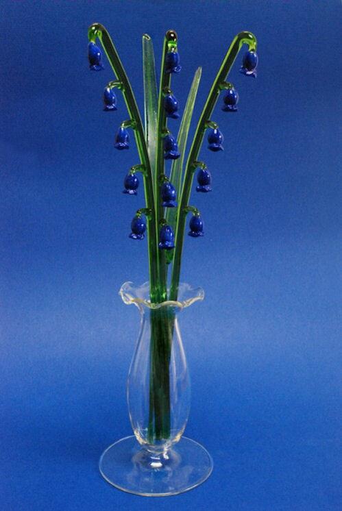 Suffolk Glass Bluebell - Large Coloured