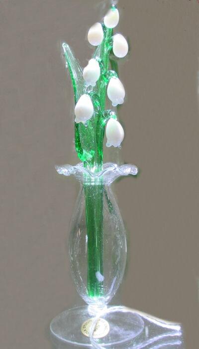 Suffolk Glass Lily of the Valley - Mini Coloured
