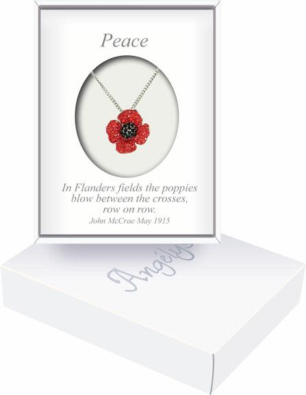 Poppy Pendant - 4 Petal Boxed