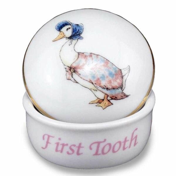 Beatrix Potter Jemima Puddleduck First Tooth and Curl Box
