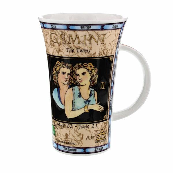 Dunoon Glencoe Shape Mug - Zodiacs Gemini - Boxed