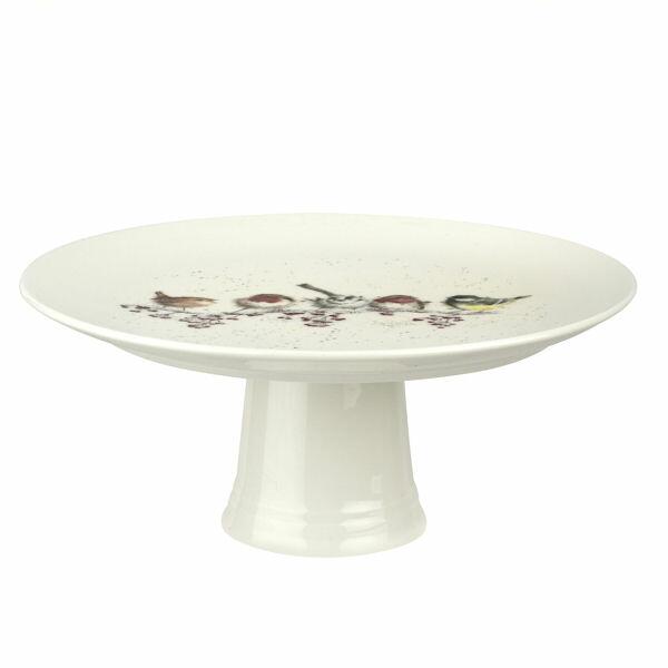 Royal Worcester Wrendale Designs - Footed Cake Plate One Snowy Day