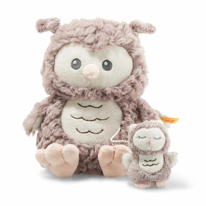 Steiff Soft Cuddly Friends Olly Owl Music Box 21cm