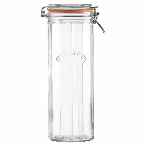 Kilner Facetted Clip Top Pasta Jar 2.2 Litre