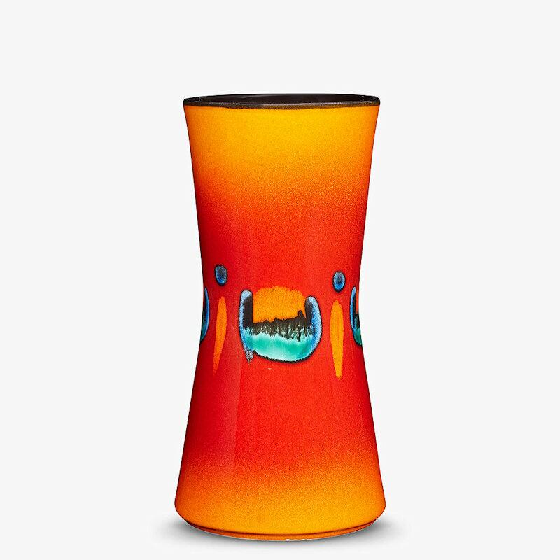 Poole Pottery Volcano Hourglass Vase 24cm