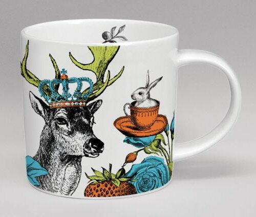 Menagerie Stag Bone China Mug White