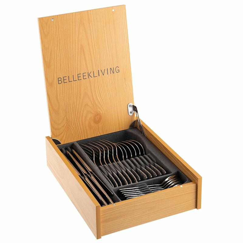 Belleek Nordica 24 Piece Cutlery Set in Wooden Box