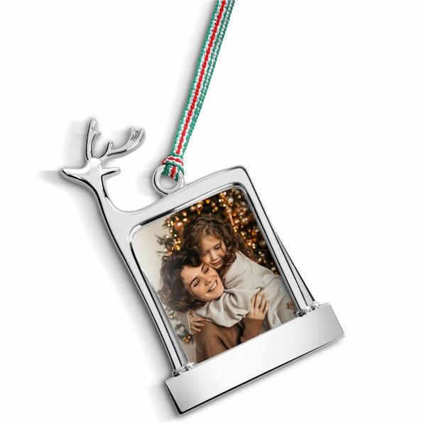 Newbridge Silverware Reindeer Photoframe Decoration