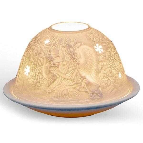 Light Glow Forest Angels Tealight Candle Holder