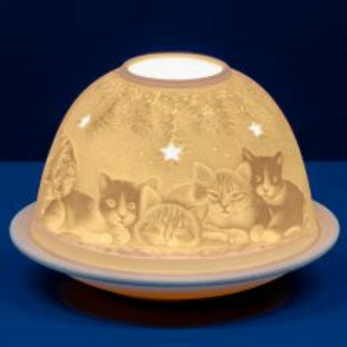 Light Glow Cats II Tealight Candle Holder