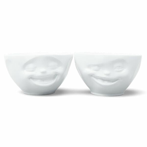 FiftyEight Products Bowls Medium 200ml Set 1 - Kissing & Grinning