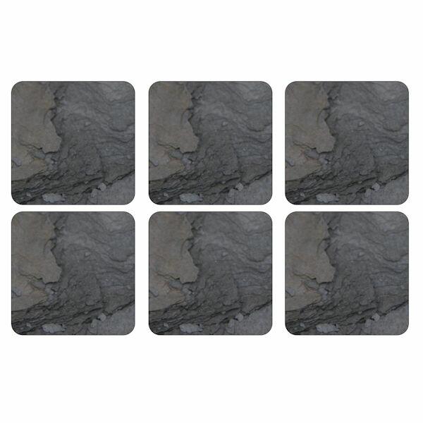 Pimpernel Midnight Slate Design Set of 6 Coasters