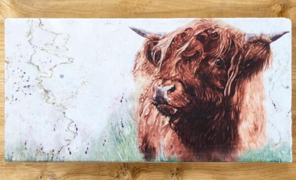 Country Creation - Large Marble Sharing Board - Highland Hamish
