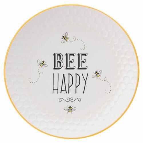 Bee Happy -  Side Plate 20.5cm