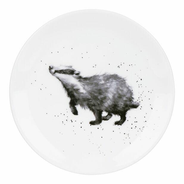 Wrendale - Coupe Plate 20cm 8inch Badger